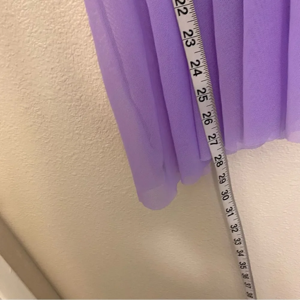 WEISSMAN Dance costume lavender purple dress DANCING ON MY OWN 12136 MC 10/12